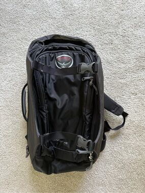 osprey backpack 70l men aether Men's Plus 70 Usb charging Color:Cadet Grey comfortable fit Osprey Lumina 60 Backpack